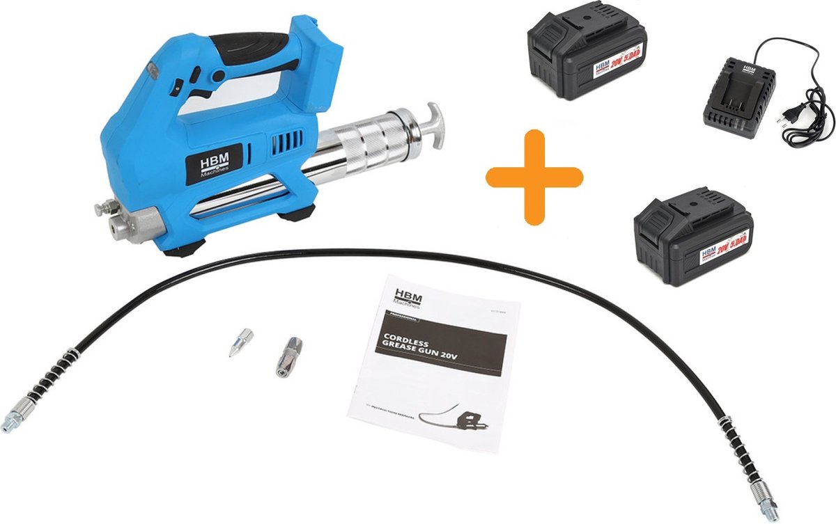 20 Volt Vetspuit Incl. 2 x 5,0 AH Li-Ion Accu's