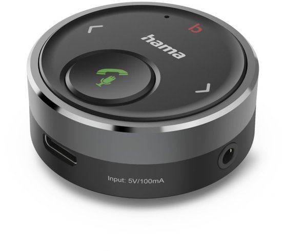 Hama Bluetooth®-Receiver für Kfz, 3,5-mm-Stecker, Sprachsteuerung, Freisprechen Bluetooth handsfreekit van Hama — afbeelding 5