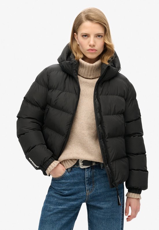 Superdry HOODED SPORTS PUFFER JACKET Dames Jas - Maat XL