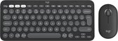 Logitech Pebble 2 Combo - Draadloos Toetsenbord en Muis combinatie - Qwerty US - Graphite