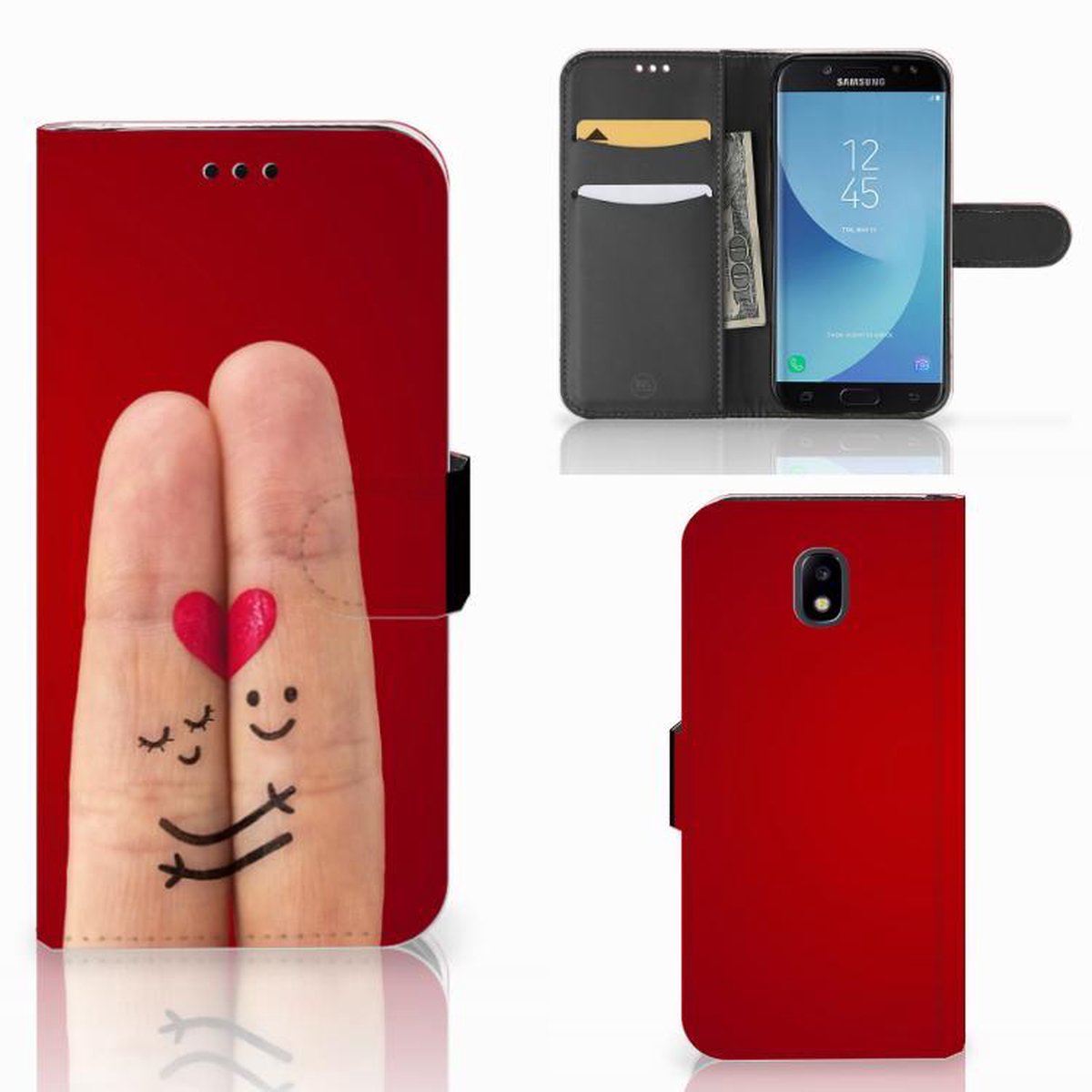 Samsung Galaxy A30 Wallet Case met Pasjes Liefde - Origineel Romantisch Cadeau
