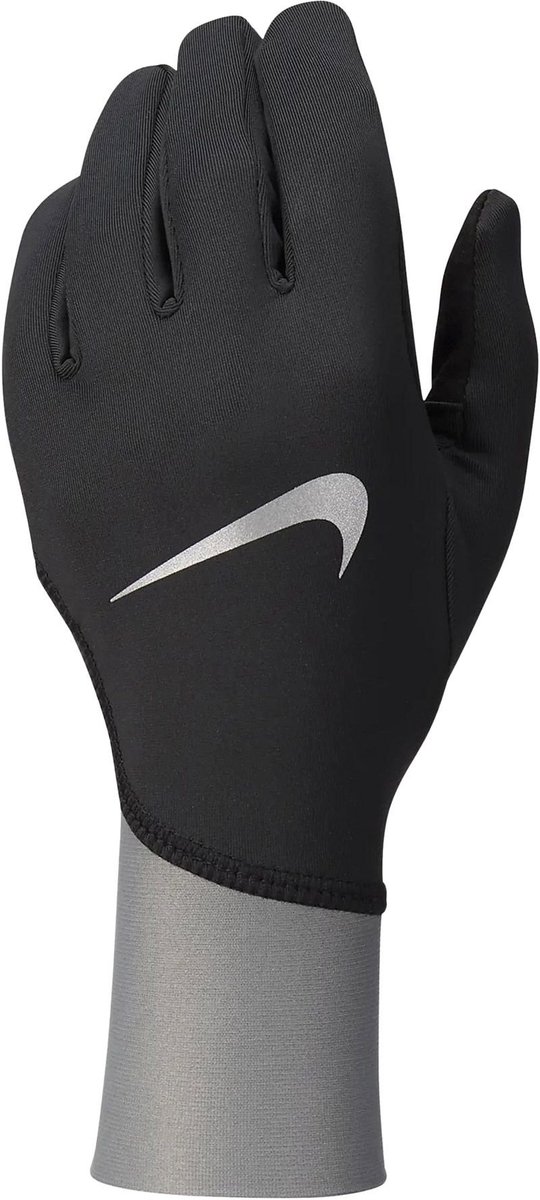 Nike Pacer Therma-FIT Midweight Hardloop Handschoenen Heren Zilver