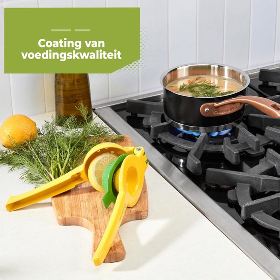 HI NATURE™ Citruspers - Citroenpers - Limoenpers - Handmatige Citroenpers - Lemon squeezer - Citrusknijper - Fruitpers - Sinaasappelpers van hi — afbeelding 5
