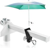Parasolhouder - Parasolhouder voor balkonreling of tafel - Balkon