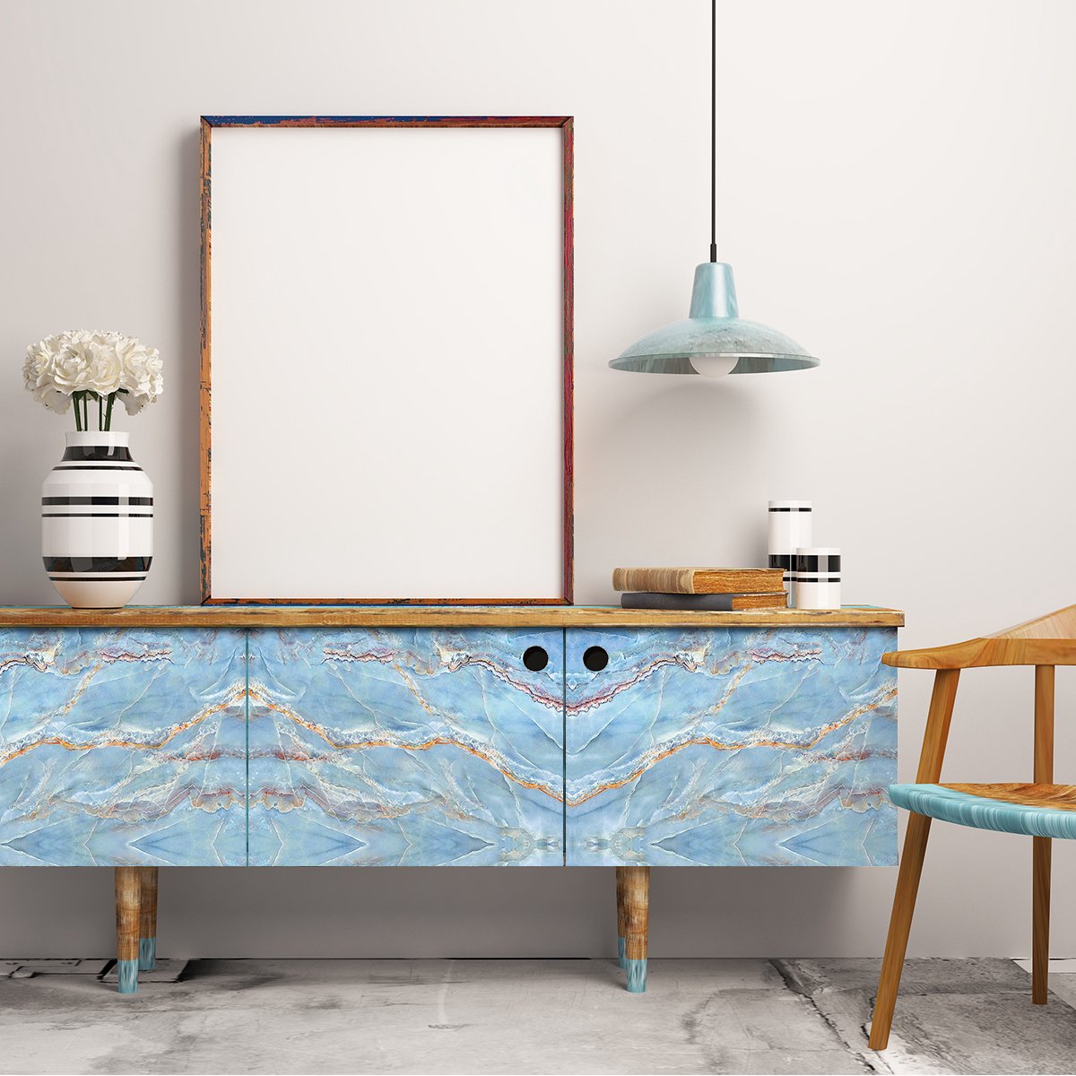 Ambiance Sticker San Remo marmeren meubelsticker, 40 x 60 cm Multi color