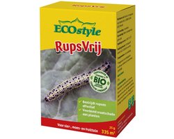 ECOstyle RupsVrij - Bestrijdt Insecten Effectief - Voor Sier- Moes- en Fruittuin - Voorkomt Vraatschade - 335m² - 25 Gr