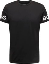 Bjorn Borg BORG Tee - Sportshirt Performance - Heren - Zwart - S