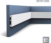 Deuromlijsting Origineel Orac Decor DX157-2300 AXXENT Multifunctioneel profiel Wandlijst Plint 2.3 m