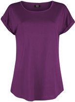 R.E.D. Rock-Engineered Design Basic lila t-shirt - Dames - M