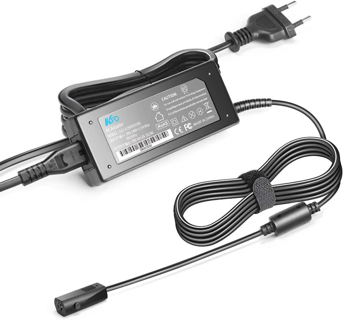 Netadapter voor Elektrische Relaxstoelen 29V 2A Zwart