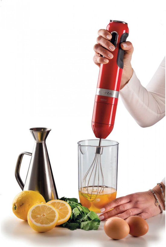 Ariete 0602/00 Moderna Staafmixer - 1000W - 10 Snelheden - Incl. Hakmolen, Garde & Maatbeker van Ariete — afbeelding 3
