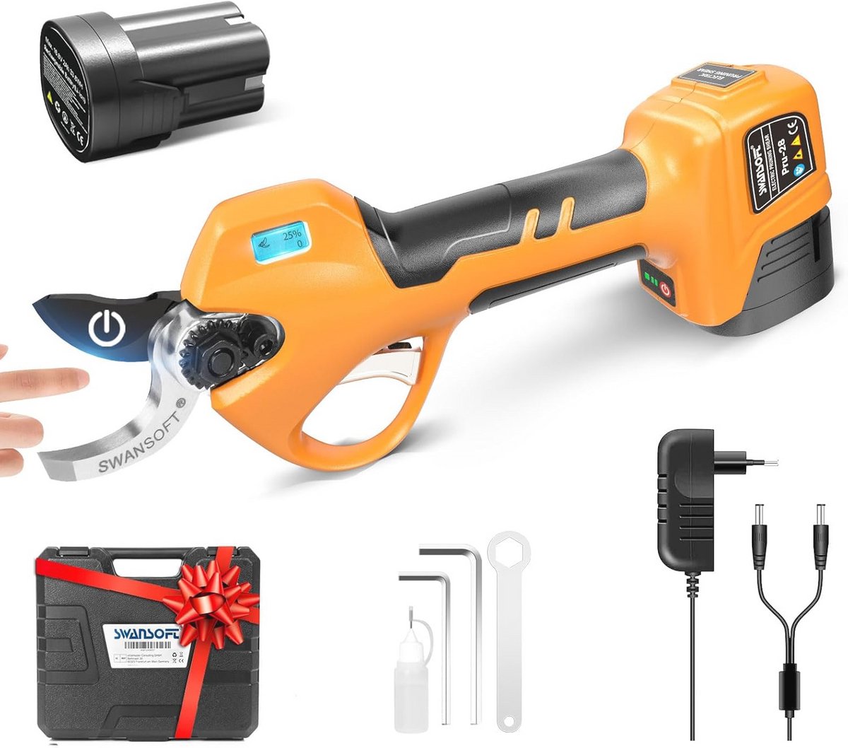 Draadloze Elektrische Snoeischaar 28 mm - 850 W voor Tuinieren
