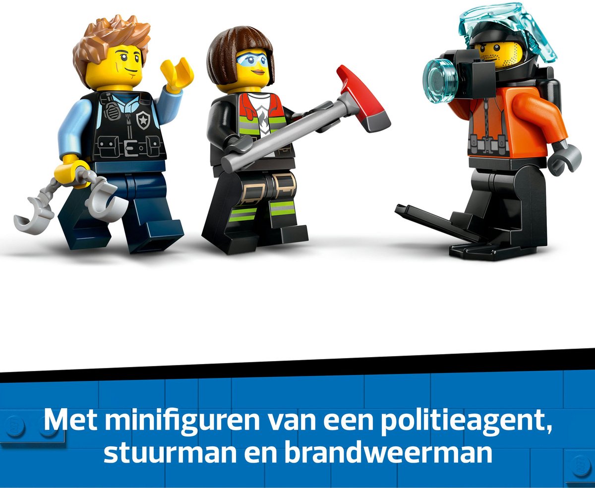 LEGO City Helikopter brandweerauto en onderzeeër remix - 60462 — afbeelding 7