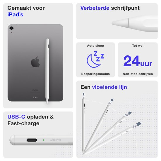 iMounts - Crayon pour Apple iPad - USB-C - iPad Pro/ Air 2021