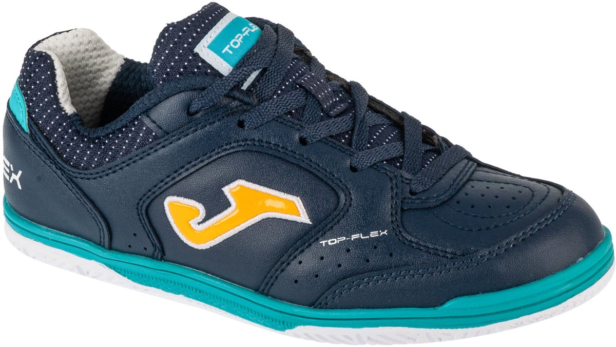 Joma Top Flex Jr 25 TPJS IN, voor een jongen, Marineblauw, Indoorschoenen, maat: 32