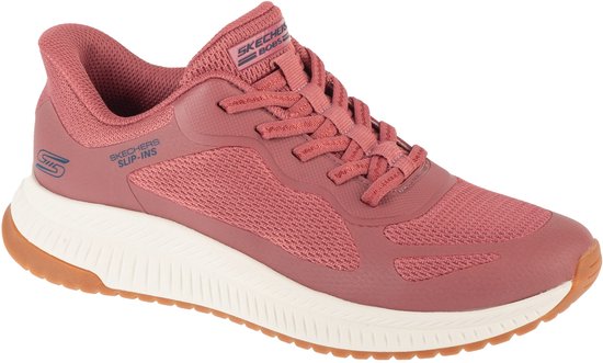 Skechers Slip-Ins : Bobs Squad 4 – Look classique, Femme, Rose, Baskets pour femmes, pointure : 41