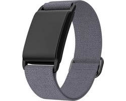 Stravo Verstelbare Nylon Sport Loop bandje met Schuifgesp geschikt voor Whoop 4.0/Whoop 3.0 – Ademend & Duurzaam Beschermhoes, Perfect voor Fitness - Grijs(Gray) - Smartwatchbandje - Whoop 4.0/3.0 Bandje