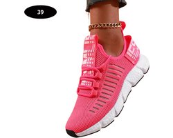 Nivard Tennisschoenen - Heren - Dames - Tenniskleding - Indoor - Outdoor - Roze - Maat 39