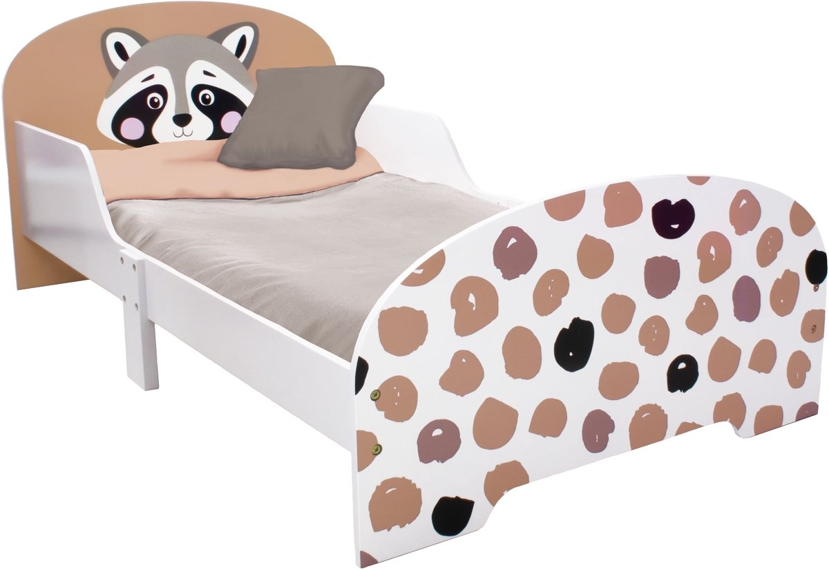 Racoon Racoon Kinderbed Houten Peuterbed - afbeelding 2