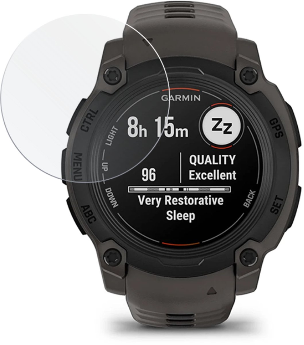 Strap-it Screen protector van gehard glas - geschikt voor Garmin Instinct E - 40mm