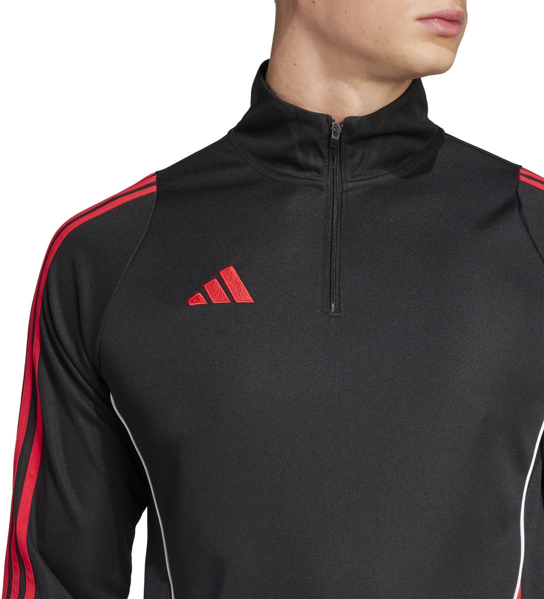 ADIDAS - tiro24 trtop - T-shirt voetbal train lm heren - Zwart