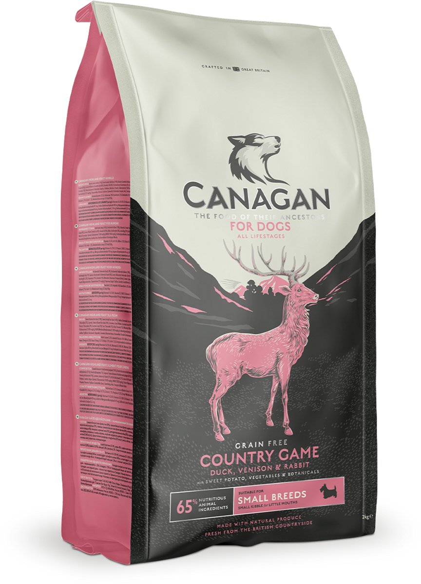 Canagan Canagan Serie - Droogvoer voor Kleine Honden - Hertenvlees - Hoogwaardige Ingrediënten - Bevat Eend