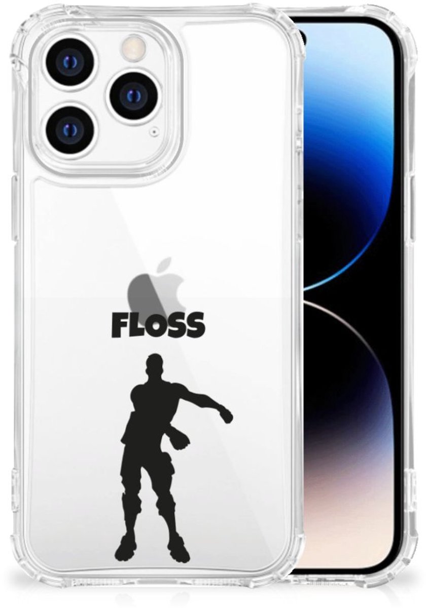iPhone 14 Pro Stevig Bumper Hoesje Floss
