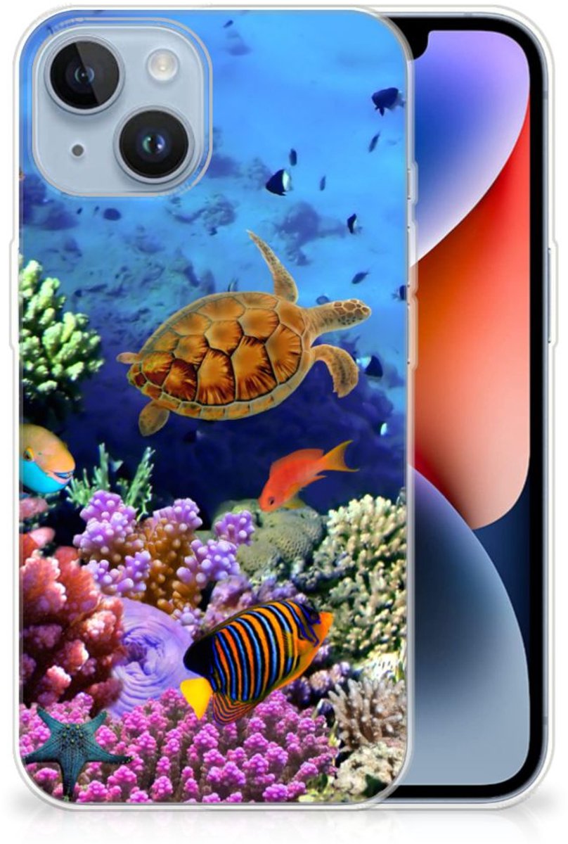 Apple iPhone 14 TPU Hoesje Vissen