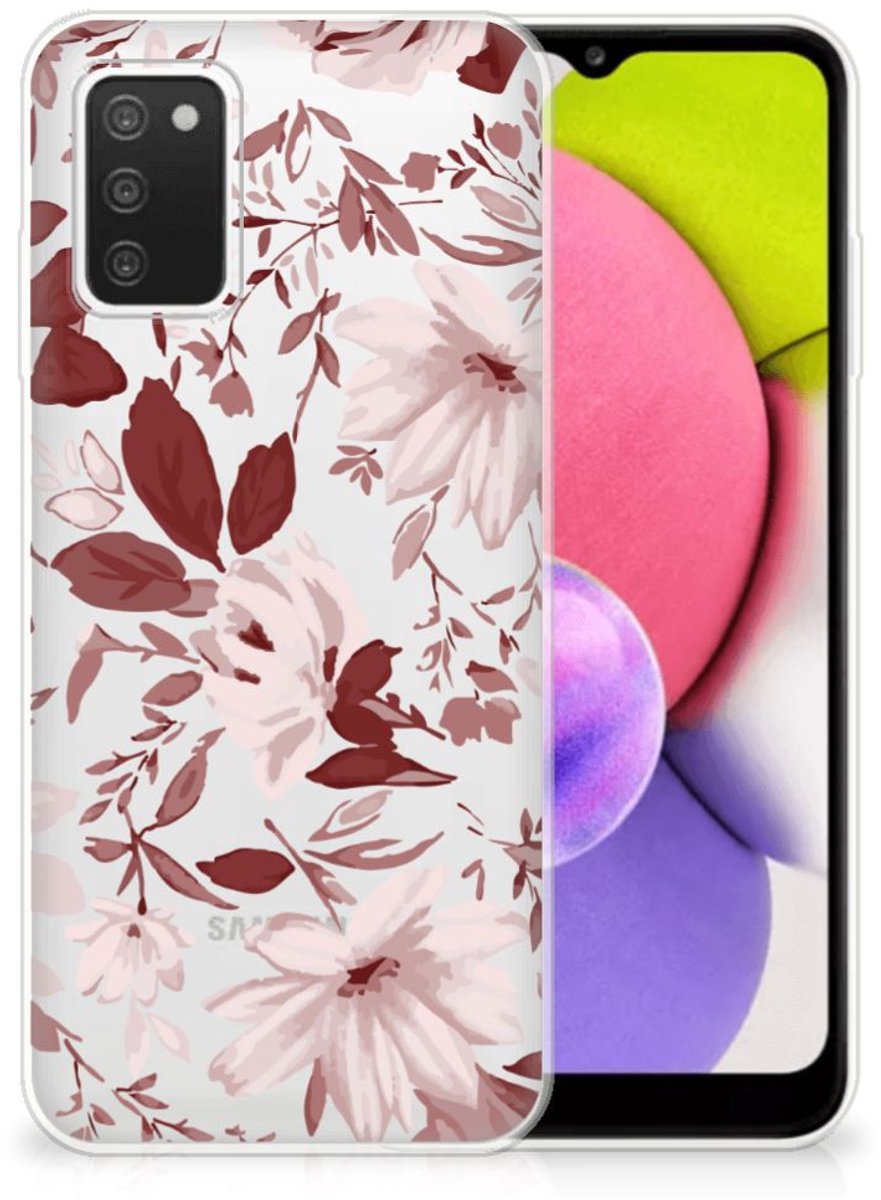 Hoesje maken Samsung Galaxy A03S Watercolor Flowers