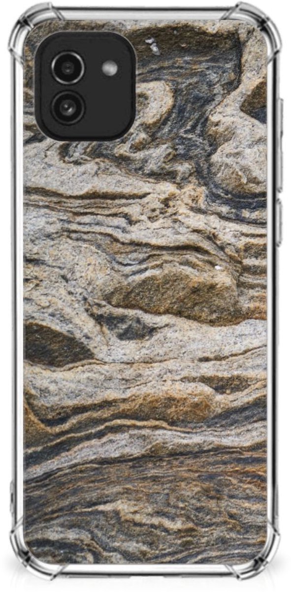 Samsung Galaxy A03 Anti-Shock Hoesje Steen