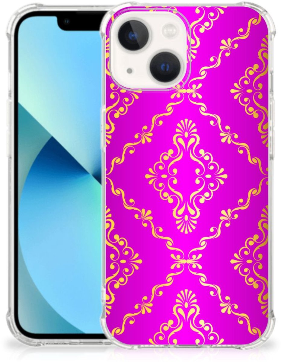 Anti Shock Case iPhone 13 mini Barok Roze