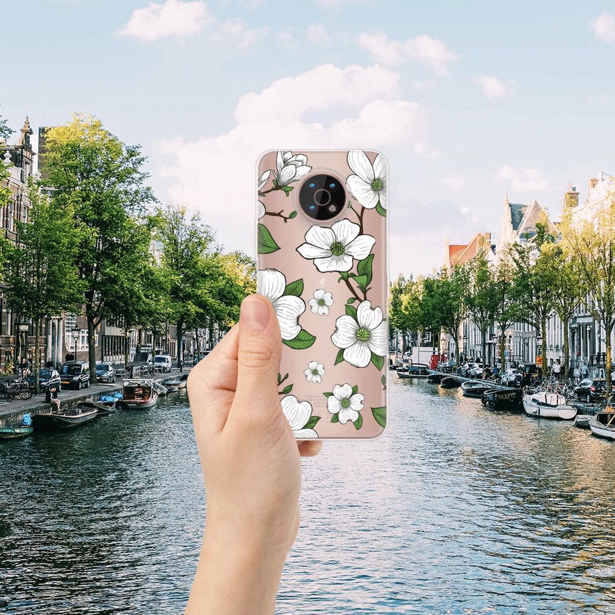 Nokia G50 TPU Case Dogwood Flowers