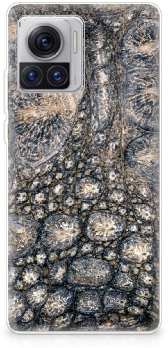 Motorola Moto X30 Pro TPU Hoesje Krokodillenprint