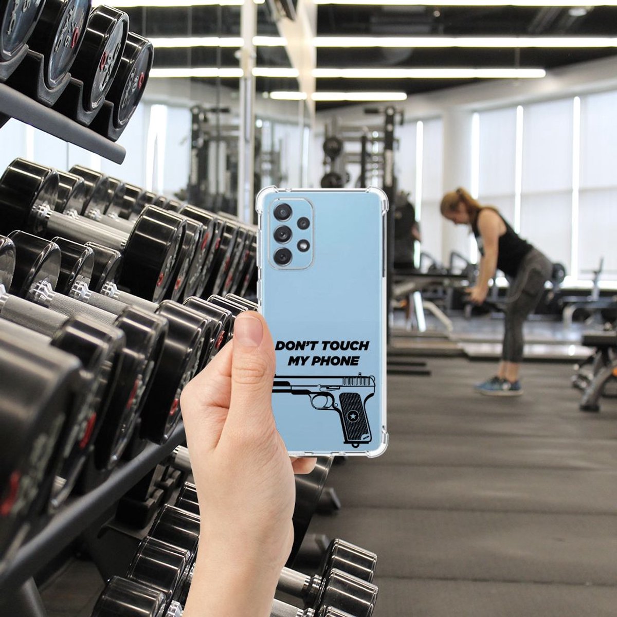 Samsung Galaxy A73 Anti Shock Case Pistol DTMP
