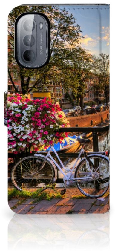 Bookcase Motorola Moto G31 | Étui pour téléphone G41 Canaux d'Amsterdam