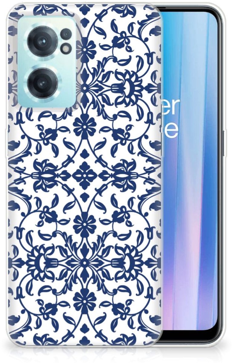 OnePlus Nord CE 2 5G TPU Case Flower Blue
