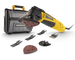 Powerplus Oscillerende multitool POWXBOX011 - Multitool 300W - max. rotatiesnelheid van 22000 min-1 - 16 acc.