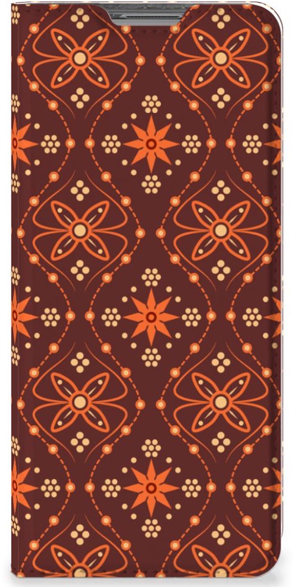 OPPO Find X5 Hoesje met Magneet Batik Brown