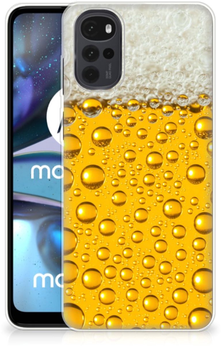 Motorola Moto G22 Siliconen Case Bier