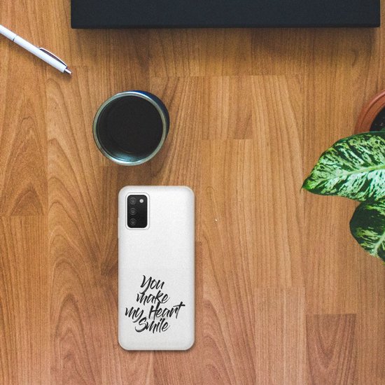 Coque de Protection pour Samsung Galaxy A03S Coque Heart Smile