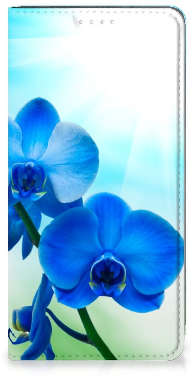 Samsung Galaxy S23 Smart Cover Orchidee Blauw - Cadeau voor je Moeder