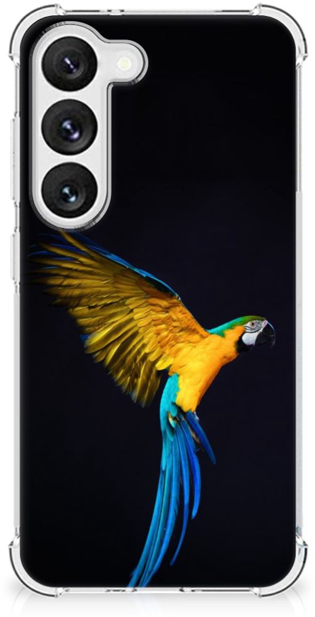 Samsung Galaxy S23 Case Anti-shock Papegaai