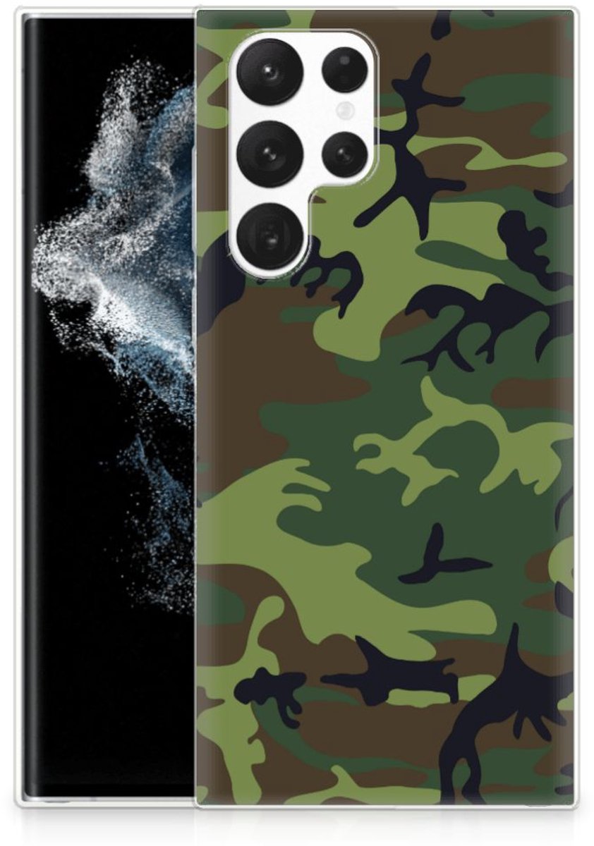 Samsung Galaxy S22 Ultra TPU bumper Army Dark