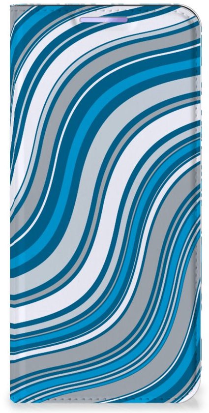 Étui OPPO Find X3 Lite Étui Livre Vagues Blauw