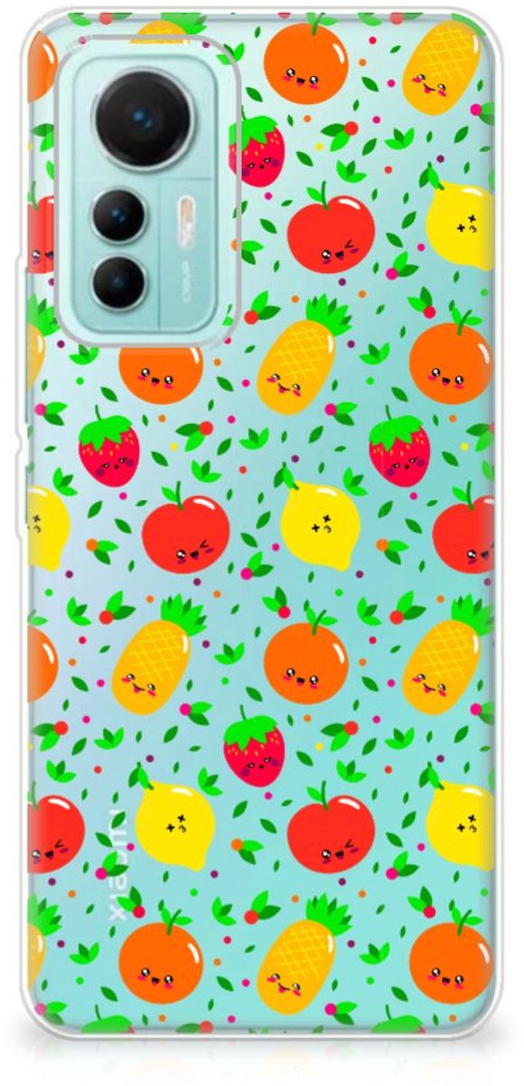 Xiaomi 12 Lite Siliconen Case Fruits
