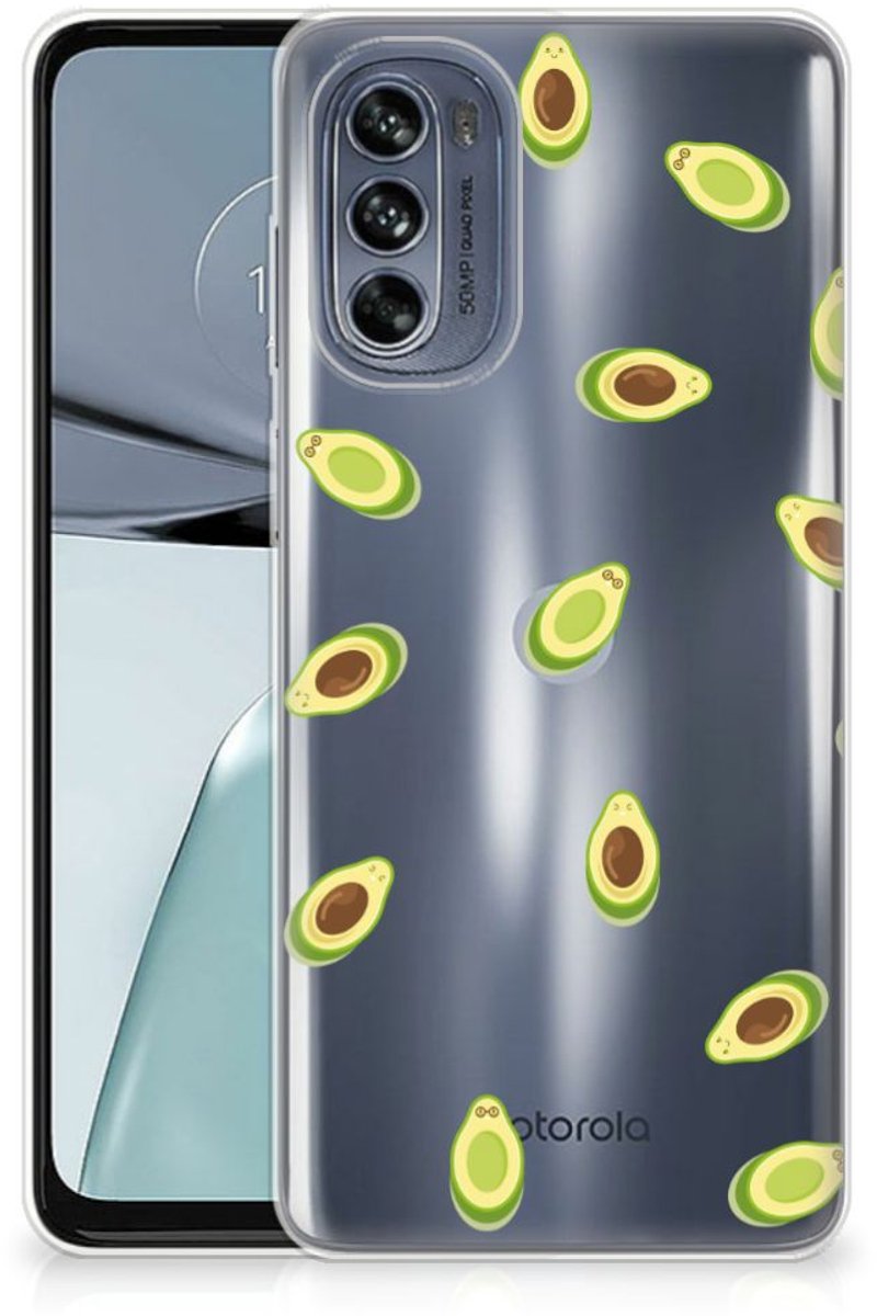 Motorola Moto G62 5G Siliconen Case Avocado