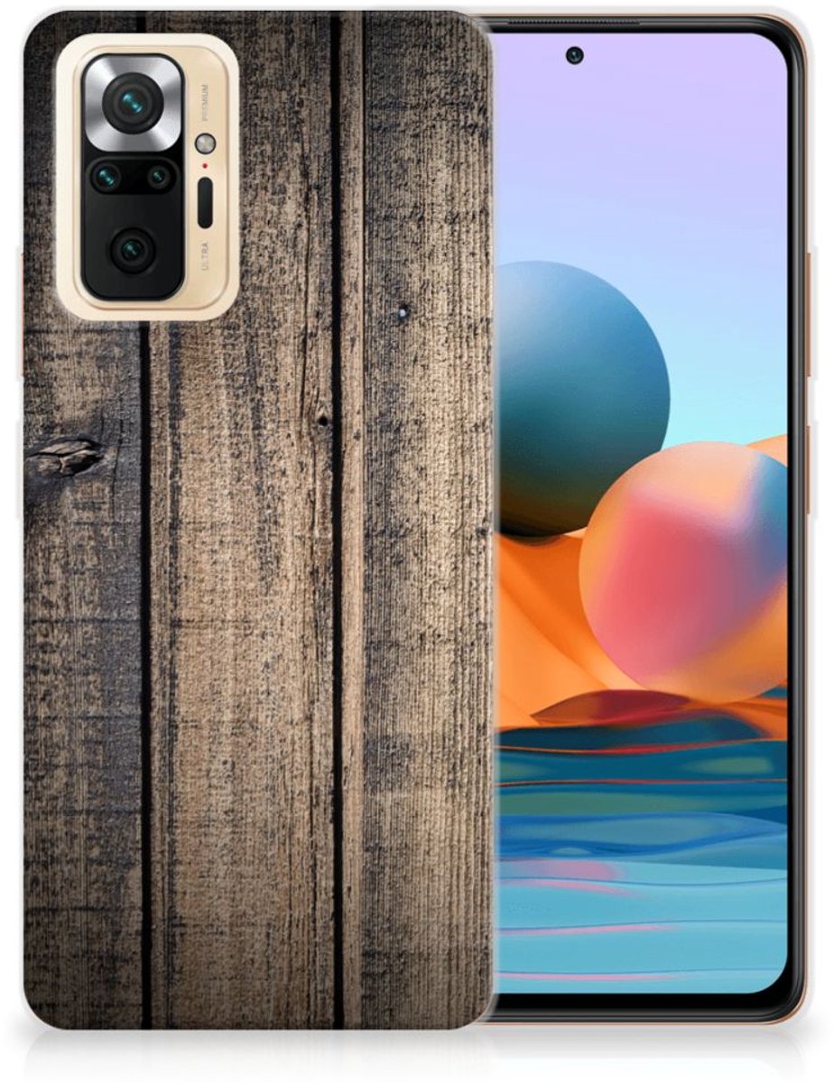 Xiaomi Redmi Note 10 Pro Bumper Hoesje Steigerhout