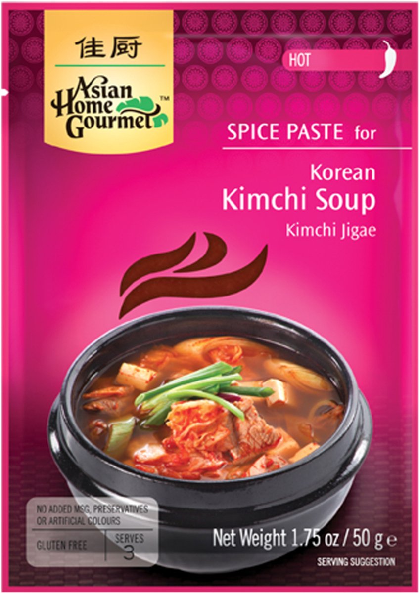 Asian Home Gourmet Koreaanse Kimchi Soep 12 x 50 g