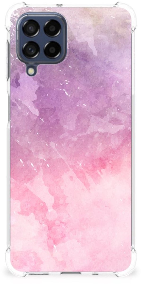 Back Cover voor Back Cover Samsung Galaxy M53 Pink Purple Paint