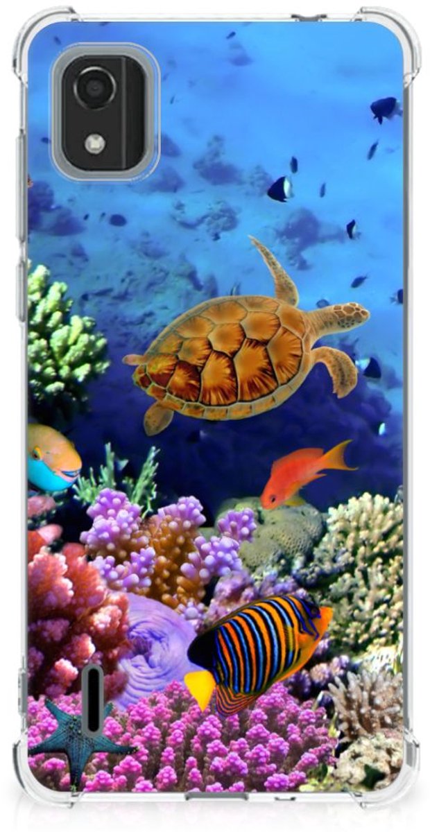 Nokia C2 2nd Edition Case Anti-shock Vissen